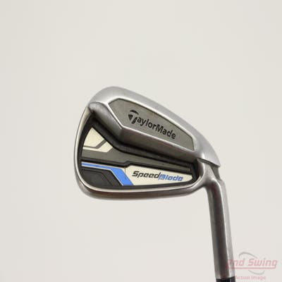 TaylorMade Speedblade Single Iron 6 Iron Stock Steel Shaft Steel Stiff Right Handed 38.0in