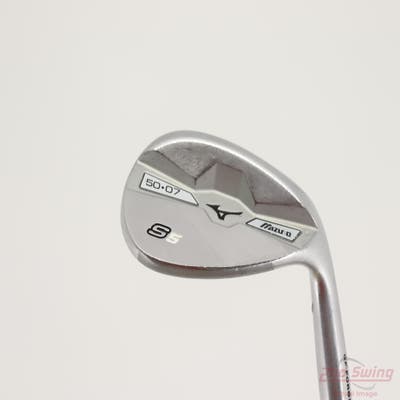 Mizuno S5 White Satin Wedge Gap GW 50° 7 Deg Bounce FST KBS Tour 120 Steel Stiff Right Handed 35.5in