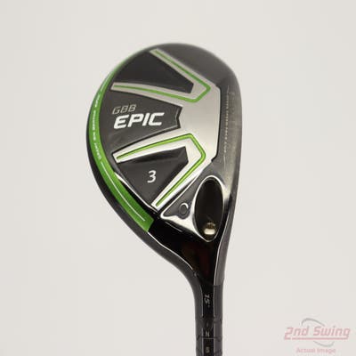 Callaway GBB Epic Fairway Wood 3 Wood 3W 15° Project X HZRDUS Green T800 65 Graphite Stiff Right Handed 43.25in