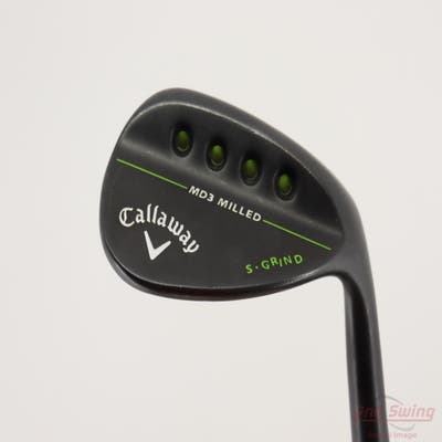 Callaway MD3 Milled Black S-Grind Wedge Sand SW 54° 10 Deg Bounce S Grind True Temper Steel Wedge Flex Right Handed 35.5in