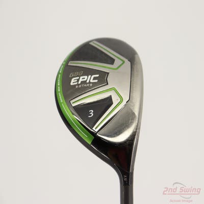 Callaway GBB Epic Fairway Wood 3 Wood 3W 15° Fujikura Speeder Evol for GBB Graphite Stiff Right Handed 43.25in