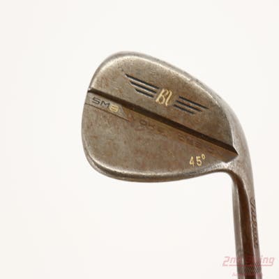 Titleist Vokey SM8 Raw Wedge Pitching Wedge PW 46° 10 Deg Bounce F Grind True Temper Dynamic Gold X100 Steel X-Stiff Right Handed 36.0in