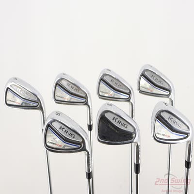 Cobra King Forged One Length Iron Set 4-PW True Temper Dynamic Gold X7 Steel X-Stiff Right Handed +1/4"