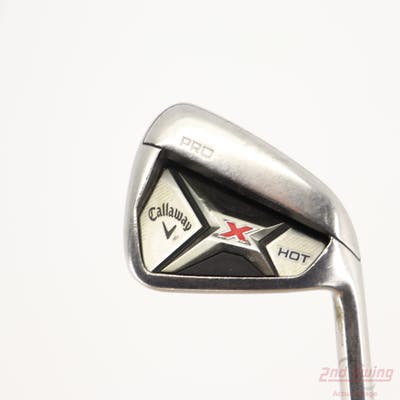 Callaway 2013 X Hot Pro Single Iron 6 Iron Stock Steel Shaft Steel Stiff Right Handed 37.25in