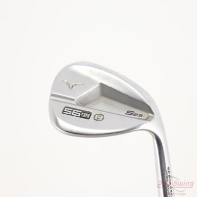 Mizuno S23 Satin Chrome Wedge Sand SW 56° 6 Deg Bounce C Grind FST KBS Hi-Rev 2.0 115 Steel Wedge Flex Right Handed 35.5in