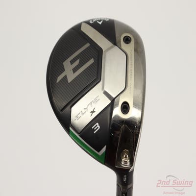 Callaway Elyte X Fairway Wood 3 Wood 3W 15° Mitsubishi Vanquish PL 40 Graphite Senior Right Handed 43.0in