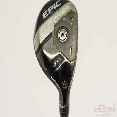 Callaway EPIC Super Hybrid 4 Hybrid 21° Aerotech SteelFiber fc75 Graphite Stiff Right Handed 40.0in
