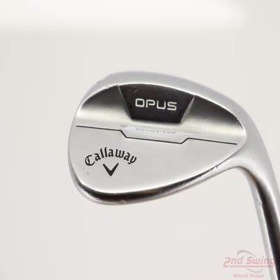 Callaway Opus Brushed Chrome Wedge Lob LW 58° 12 Deg Bounce W Grind True Temper Dynamic Gold Mid 115 Wedge Steel Wedge Flex Right Handed 35.0in