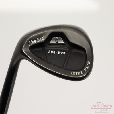 Cleveland 588 RTX CB Black Pearl Wedge Lob LW 60° 12 Deg Bounce True Temper Dynamic Steel Wedge Flex Left Handed 35.25in