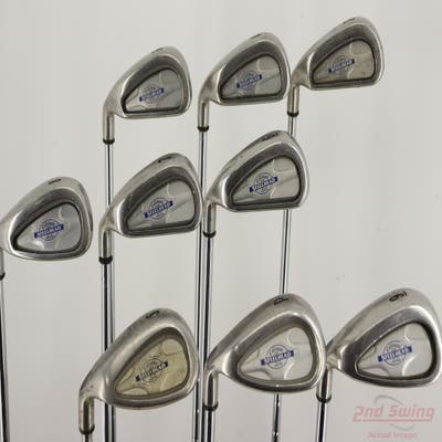 Callaway X-14 Iron Set 3-PW SW Stock Steel Shaft Steel Uniflex Left Handed STD