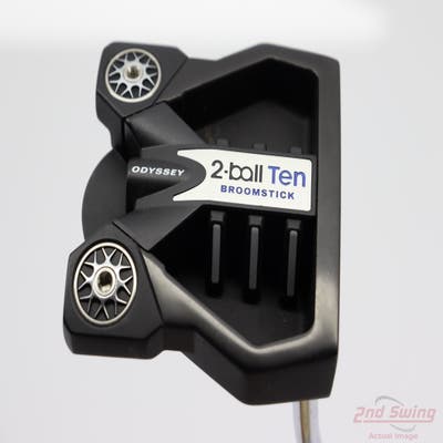 Odyssey 2-Ball Ten Lined Broomstick Putter Steel Right Handed 48.0in