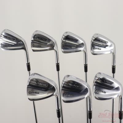 TaylorMade 2019 P790 Iron Set 4-PW Project X Rifle 6.0 Steel Stiff Right Handed +1/4"