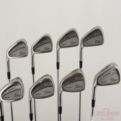 Titleist 704.CB Iron Set 3-PW True Temper Dynamic Gold S300 Steel Stiff Left Handed STD