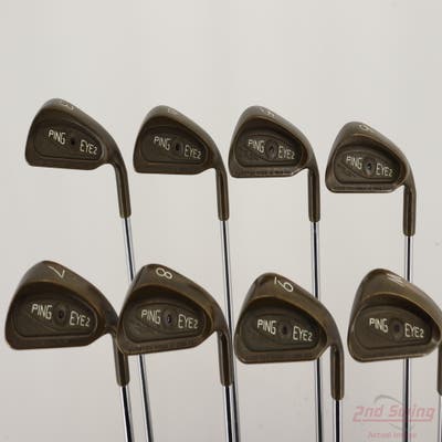 Ping Eye 2 Beryllium Copper Iron Set 3-PW Rifle Flighted 6.0 Steel Stiff Right Handed Black Dot STD