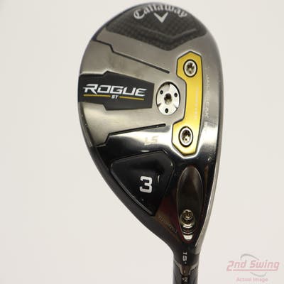 Callaway Rogue ST LS Fairway Wood 3 Wood 3W 15° Mitsubishi Tensei AV-XLINK White 75 Graphite Stiff Right Handed 43.25in