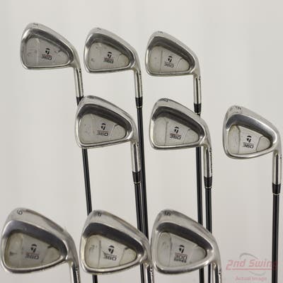 TaylorMade 360 Iron Set 3-PW SW Stock Graphite Shaft Graphite Regular Right Handed +1/2"