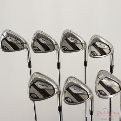 Callaway Mavrik Iron Set 5-PW AW FST KBS Tour-V 110 Steel Stiff Right Handed +1/2"