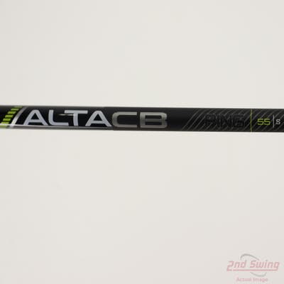 Used W/ Ping RH Adapter Ping ALTA CB 55 Black 55 Driver Shaft Stiff 44.75in
