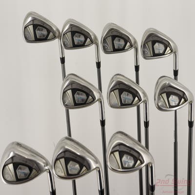 Callaway Rogue X Iron Set 4-PW AW GW SW Aldila Synergy Blue 60 Graphite Stiff Right Handed +1/4"