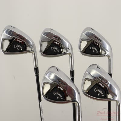 Callaway Apex DCB 21 Iron Set 7-PW AW UST Mamiya Helium 4 Graphite Ladies Right Handed -3/4"