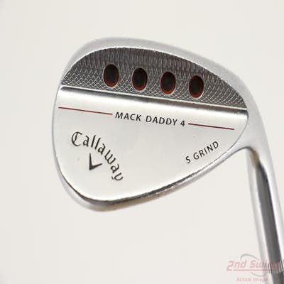 Callaway Mack Daddy 4 Chrome Wedge Sand SW 54° 10 Deg Bounce S Grind Project X LZ 6.0 Steel Stiff Right Handed 37.0in