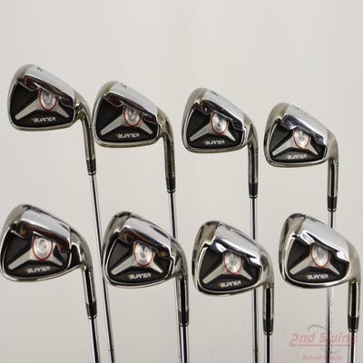TaylorMade 2009 Burner Iron Set 4-PW AW TM Burner 2.0 85 Steel Stiff Right Handed +1/2"