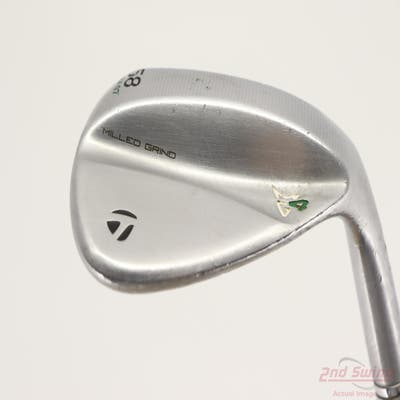 TaylorMade Milled Grind 4 Chrome Wedge Lob LW 58° 7 Deg Bounce LBV True Temper Dynamic Gold Tour Issue 115 Steel Wedge Flex Right Handed 35.0in