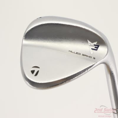 TaylorMade Milled Grind 3 Raw Chrome Wedge Sand SW 54° 11 Deg Bounce SB True Temper Dynamic Gold Tour Issue S200 Steel Wedge Flex Right Handed 35.25in
