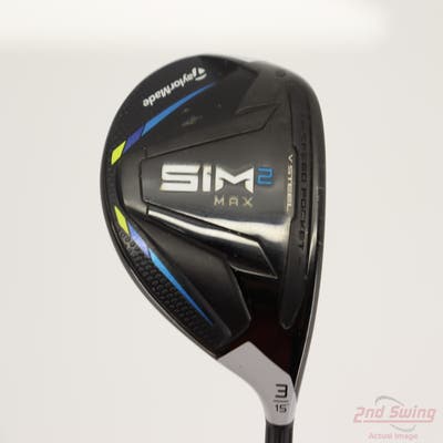 TaylorMade SIM2 MAX Fairway Wood 3 Wood 3W 15° Fujikura Ventus Blue 5 Graphite Regular Right Handed 42.25in