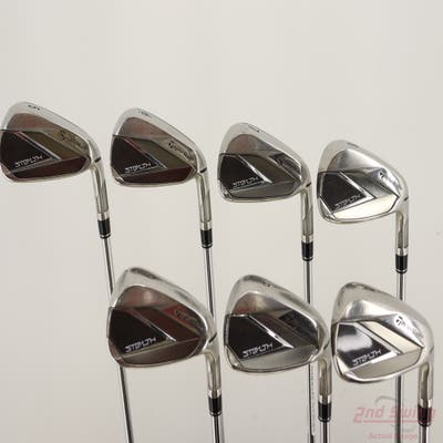 TaylorMade Stealth Iron Set 5-PW AW FST KBS MAX 85 Steel Stiff Right Handed STD