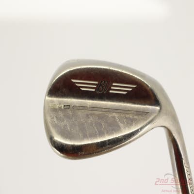 Titleist Vokey SM9 Brushed Steel Wedge Lob LW 60° 14 Deg Bounce K Grind Titleist Vokey BV Steel Wedge Flex Right Handed 35.25in