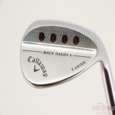 Callaway Mack Daddy 4 Chrome Wedge Lob LW 60° 10 Deg Bounce S Grind True Temper Dynamic Gold Tour Issue S200 Steel Stiff Right Handed 35.0in