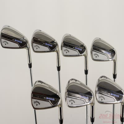 Callaway Paradym Ai Smoke Iron Set 5-PW AW True Temper Elevate MPH 95 Steel Regular Right Handed STD