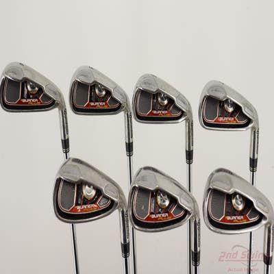 TaylorMade Burner Plus Iron Set 4-PW TM Burner Superfast 85 Steel Regular Right Handed +3/4"