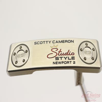 Mint Titleist Scotty Cameron 2025 Studio Style Newport 2 Putter Steel Right Handed 35.0in