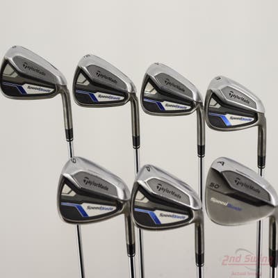 TaylorMade Speedblade Iron Set 5-PW AW TM Speedblade 85 Steel Steel Stiff Right Handed +3/4"