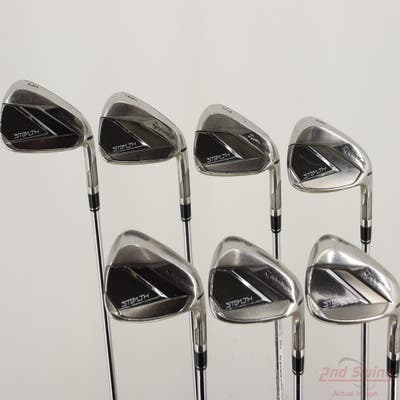TaylorMade Stealth Iron Set 5-PW AW FST KBS MAX 85 MT Steel Stiff Right Handed STD