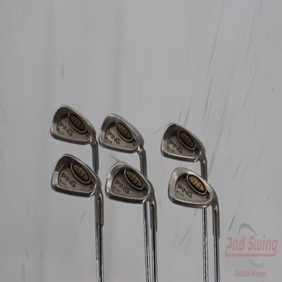 Ping i3 Blade Iron Set 6-PW GW Ping JZ Steel Stiff Right Handed Black Dot 37.25in