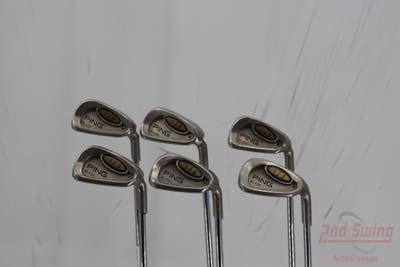 Ping i3 Blade Iron Set 6-PW GW Ping JZ Steel Stiff Right Handed Black Dot 37.25in