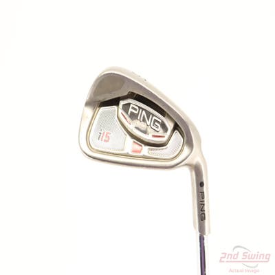 Ping i15 Single Iron 6 Iron Ping CFS Steel Stiff Right Handed Black Dot 37.5in