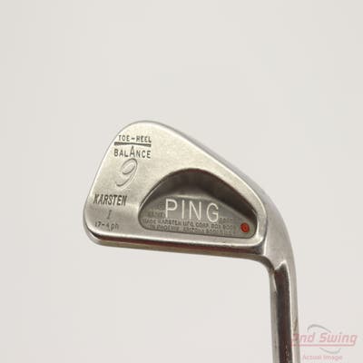 Ping Karsten I Single Iron 9 Iron Stock Steel Shaft Steel Stiff Right Handed Red dot 36.0in