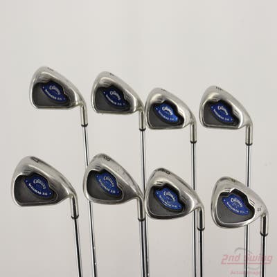Callaway X-16 Iron Set 3-PW Callaway Stock Steel Steel Uniflex Right Handed +1/4"