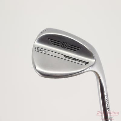 Titleist Vokey SM10 Tour Chrome Wedge Lob LW 58° 8 Deg Bounce M Grind Aerotech SteelFiber i95cw Graphite Stiff Right Handed 35.25in