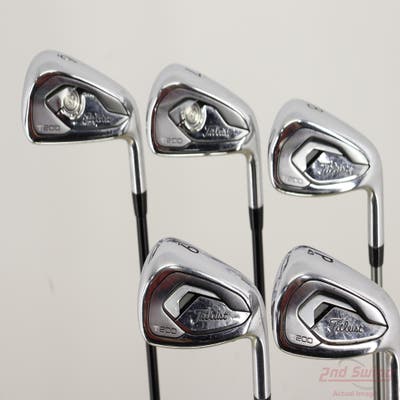 Titleist T200 Iron Set 6-PW UST Mamiya Recoil 680 F3 Graphite Regular Right Handed +1/4"