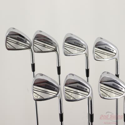 Cobra 2023 KING Tour Iron Set 5-PW GW FST KBS Tour $-Taper Steel Stiff Right Handed STD