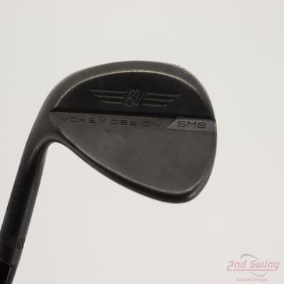 Titleist Vokey SM8 Jet Black Wedge Sand SW 54° 10 Deg Bounce S Grind Titleist Vokey BV Steel Wedge Flex Left Handed 35.75in