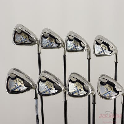 Callaway X-20 Iron Set 4-PW SW Stock Graphite Shaft Graphite Ladies Right Handed -1/2"