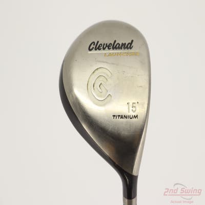 Cleveland Launcher Titanium Fairway Wood 3 Wood 3W 15° Fujikura Launcher Gold Graphite Stiff Right Handed 43.75in