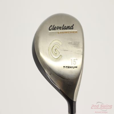 Cleveland Launcher Titanium Fairway Wood 3 Wood 3W 15° Fujikura Launcher Gold Graphite Stiff Right Handed 43.5in