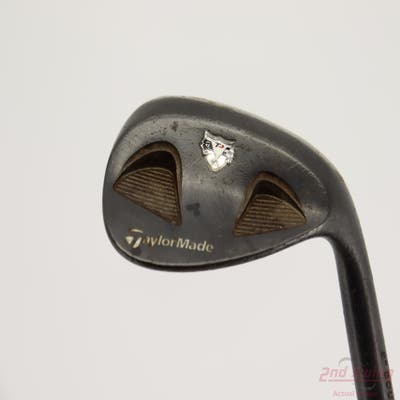 TaylorMade Rac Black TP Wedge Lob LW 58° Stock Steel Shaft Steel Wedge Flex Right Handed 35.5in
